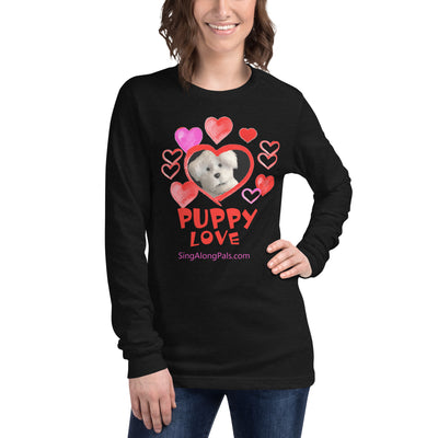 PUPPY LOVE Unisex Long Sleeve Tee - SingAlong Pals