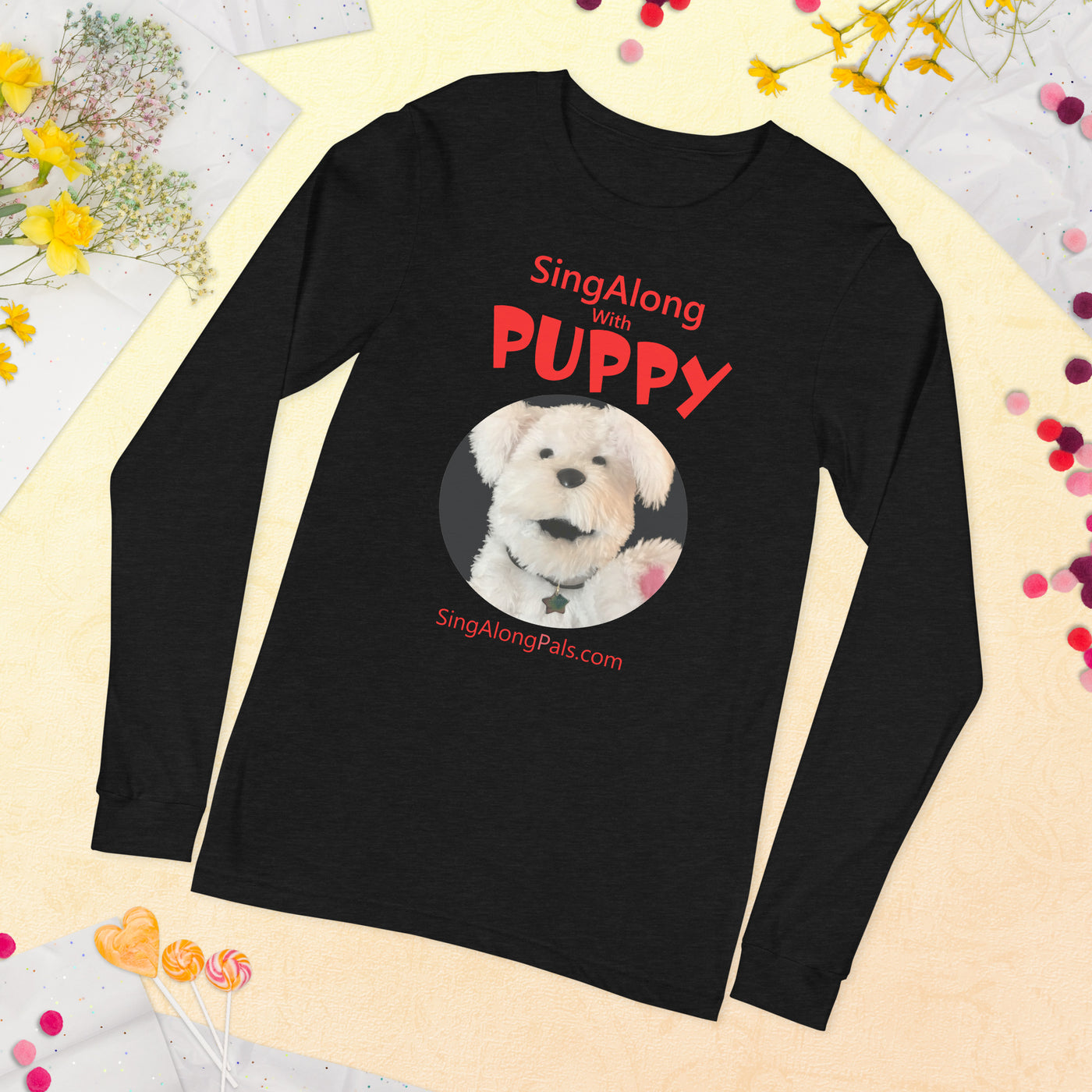 SINGALONG WITH PUPPY Unisex Long Sleeve Tee - SingAlong Pals