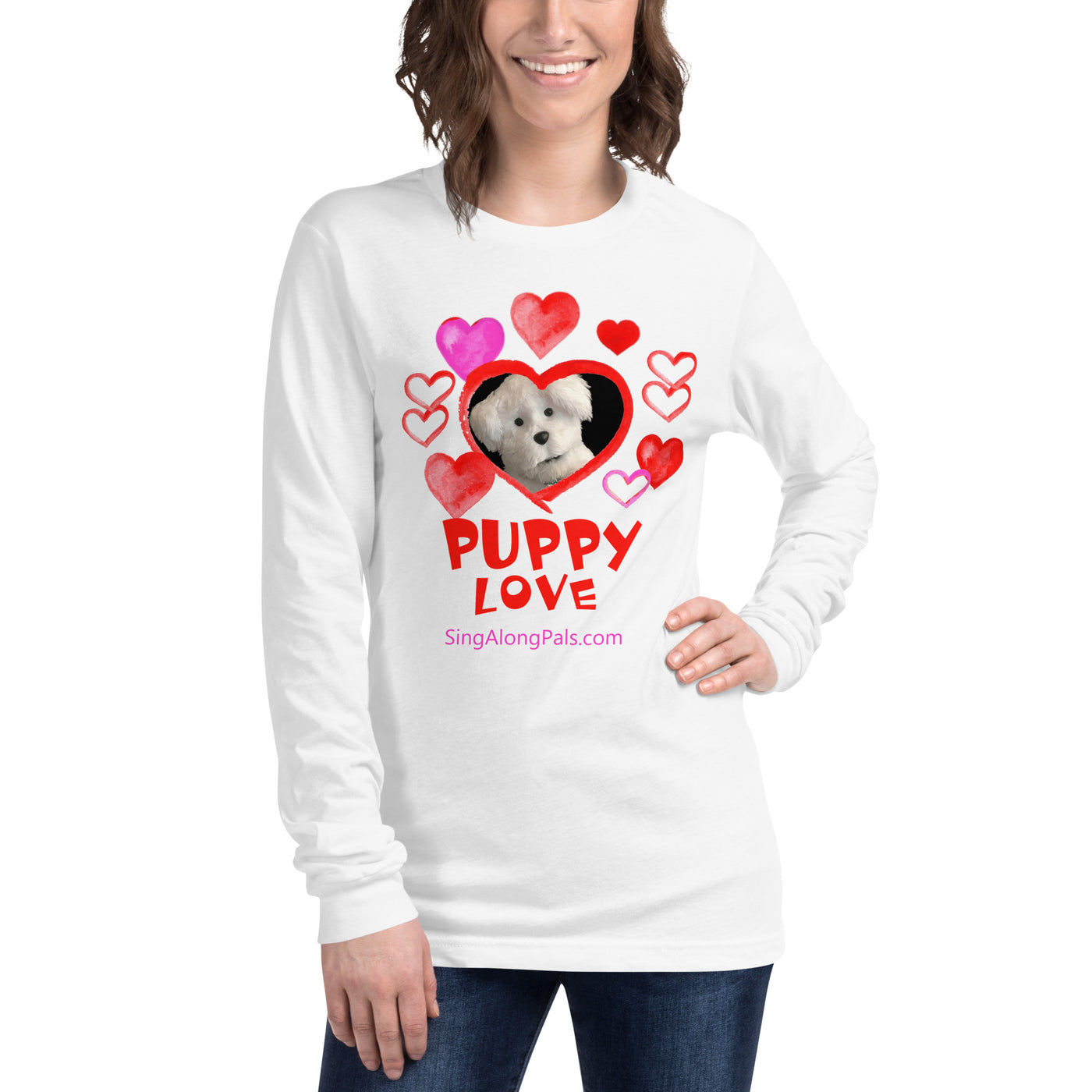 PUPPY LOVE Unisex Long Sleeve Tee - SingAlong Pals