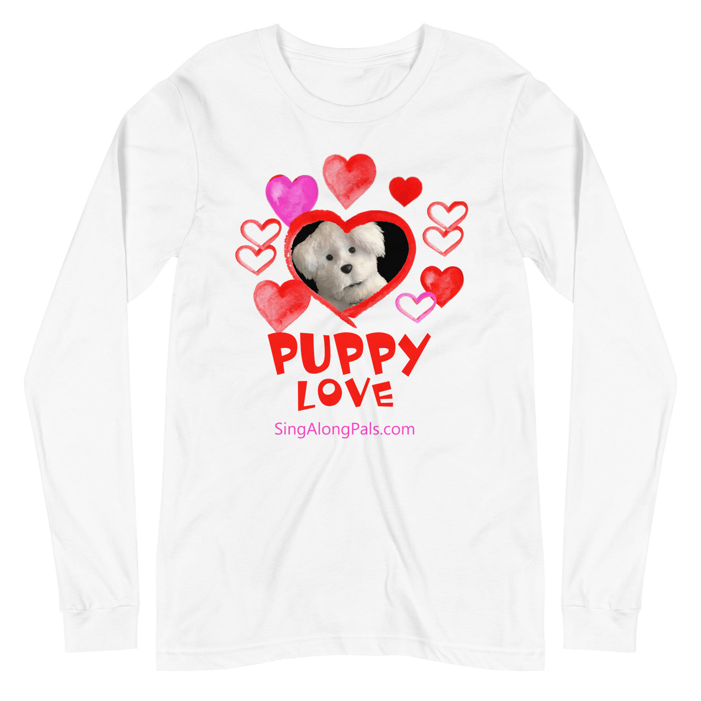 PUPPY LOVE Unisex Long Sleeve Tee - SingAlong Pals