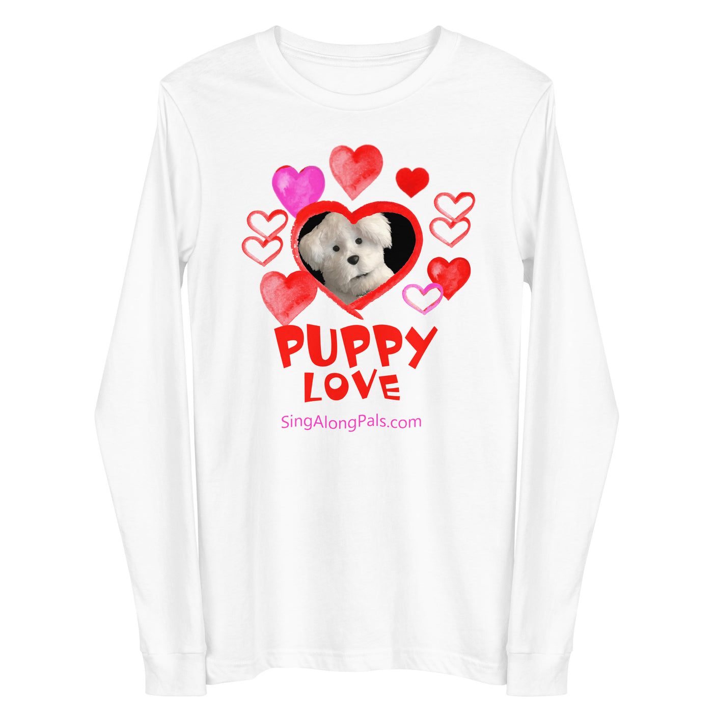 PUPPY LOVE Unisex Long Sleeve Tee - SingAlong Pals