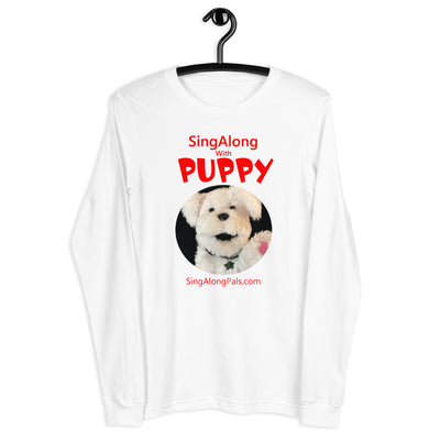 SINGALONG WITH PUPPY Unisex Long Sleeve Tee - SingAlong Pals