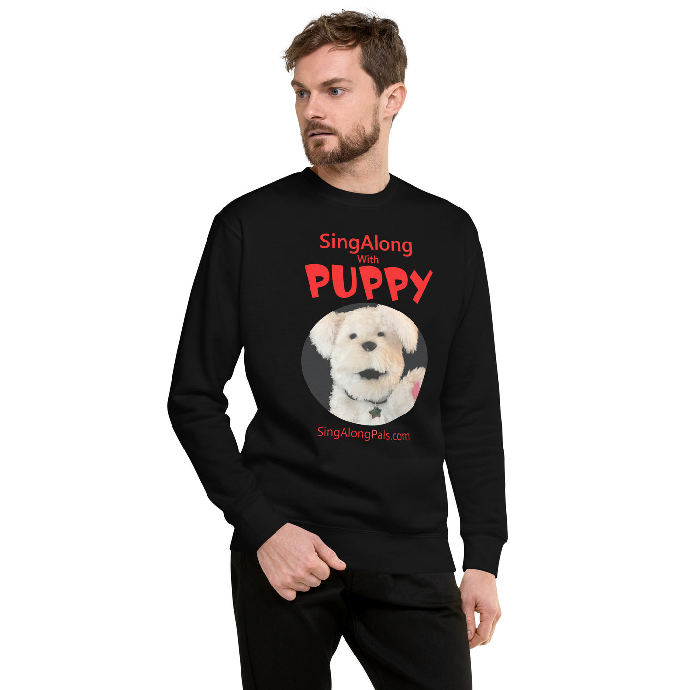 SINGALONG WITH PUPPY Unisex Premium Sweatshirt - SingAlong Pals