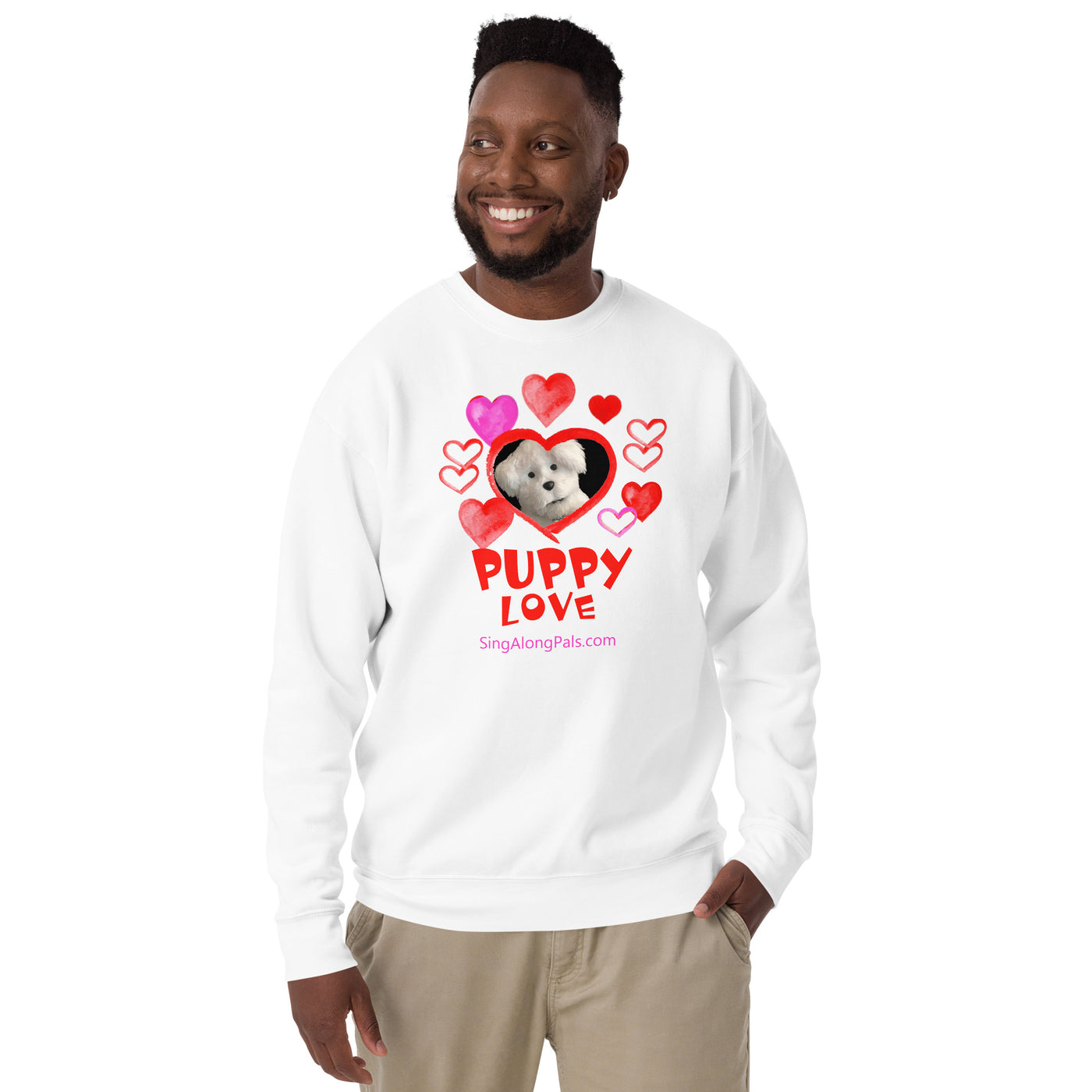 PUPPY LOVE Unisex Premium Sweatshirt - SingAlong Pals