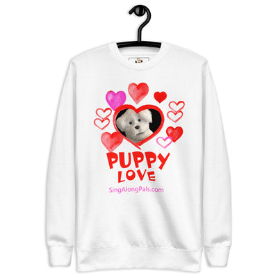 PUPPY LOVE Unisex Premium Sweatshirt - SingAlong Pals