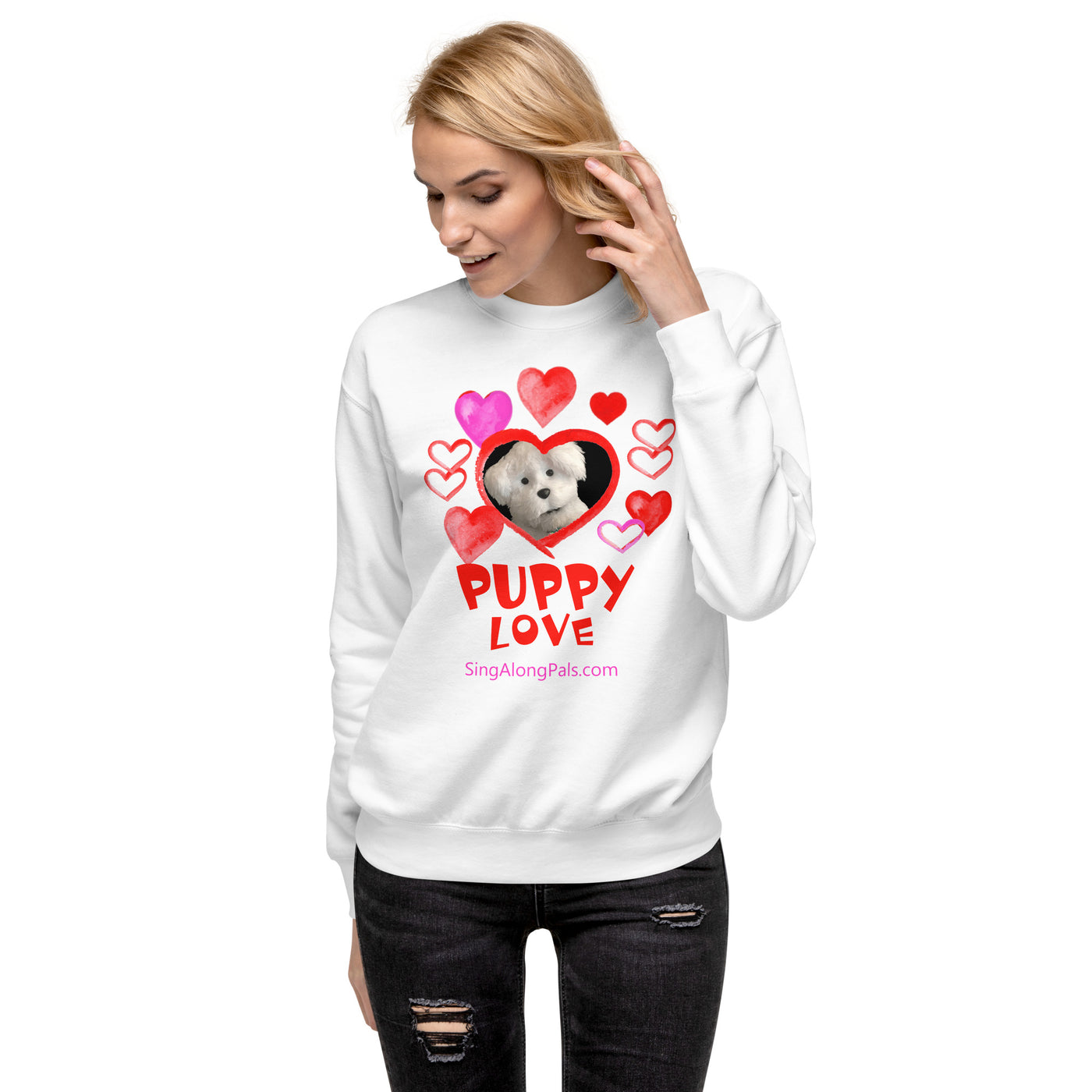 PUPPY LOVE Unisex Premium Sweatshirt - SingAlong Pals