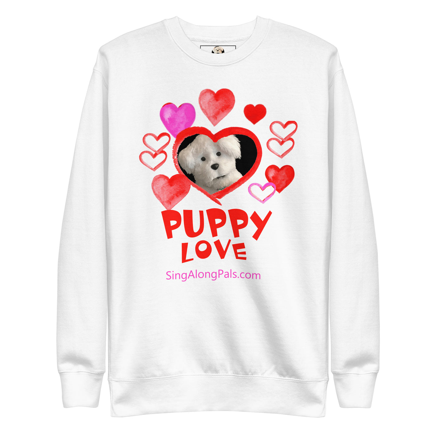 PUPPY LOVE Unisex Premium Sweatshirt - SingAlong Pals