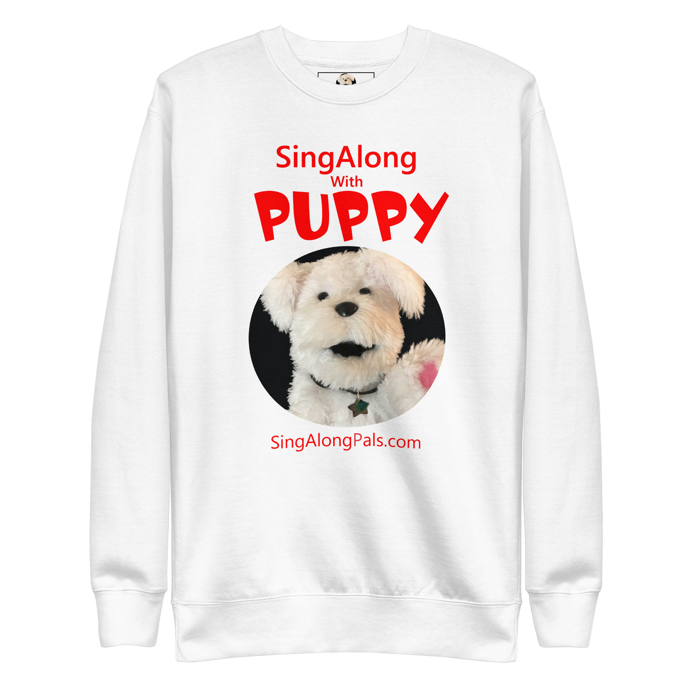 SINGALONG WITH PUPPY Unisex Premium Sweatshirt - SingAlong Pals