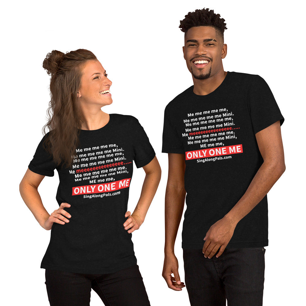 Me me me me me.. Unisex Staple Tee - Adults, Featured, Me me me me me.. - SingAlong Pals