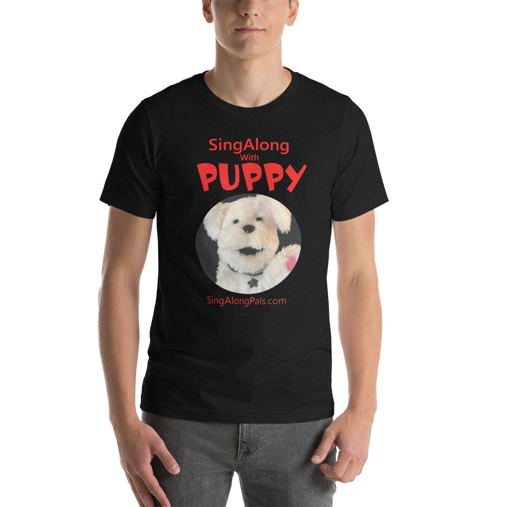 SingAlong with Puppy - Unisex Staple Tee - Adults, SingAlong with Puppy - SingAlong Pals