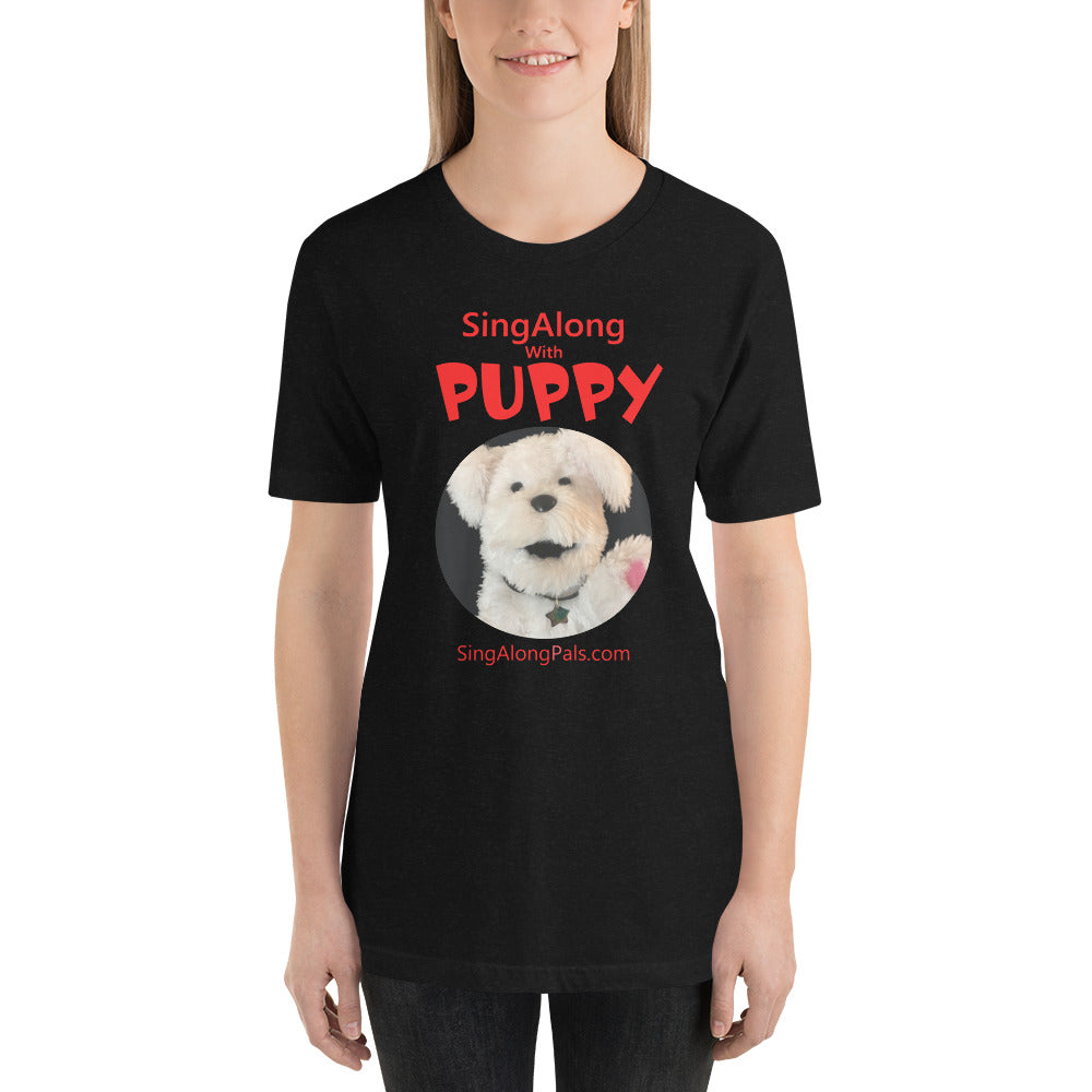 SingAlong with Puppy - Unisex Staple Tee - Adults, SingAlong with Puppy - SingAlong Pals