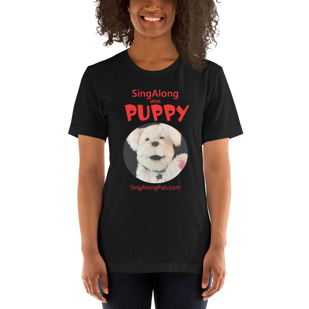 SingAlong with Puppy - Unisex Staple Tee - Adults, SingAlong with Puppy - SingAlong Pals