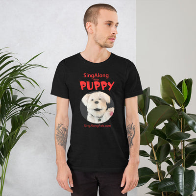 SingAlong with Puppy - Unisex Staple Tee - Adults, SingAlong with Puppy - SingAlong Pals