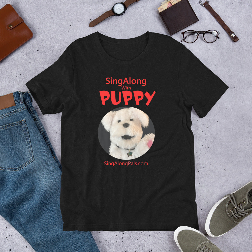 SingAlong with Puppy - Unisex Staple Tee - Adults, SingAlong with Puppy - SingAlong Pals