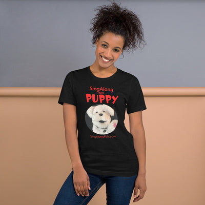 SingAlong with Puppy - Unisex Staple Tee - Adults, SingAlong with Puppy - SingAlong Pals