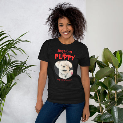 SingAlong with Puppy - Unisex Staple Tee - Adults, SingAlong with Puppy - SingAlong Pals