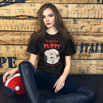 SingAlong with Puppy - Unisex Staple Tee - Adults, SingAlong with Puppy - SingAlong Pals