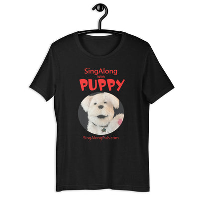 SingAlong with Puppy - Unisex Staple Tee - Adults, SingAlong with Puppy - SingAlong Pals