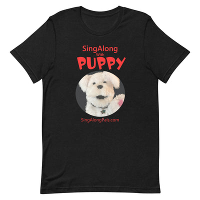 SingAlong with Puppy - Unisex Staple Tee - Adults, SingAlong with Puppy - SingAlong Pals