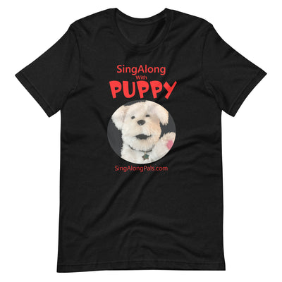 SingAlong with Puppy - Unisex Staple Tee - Adults, SingAlong with Puppy - SingAlong Pals