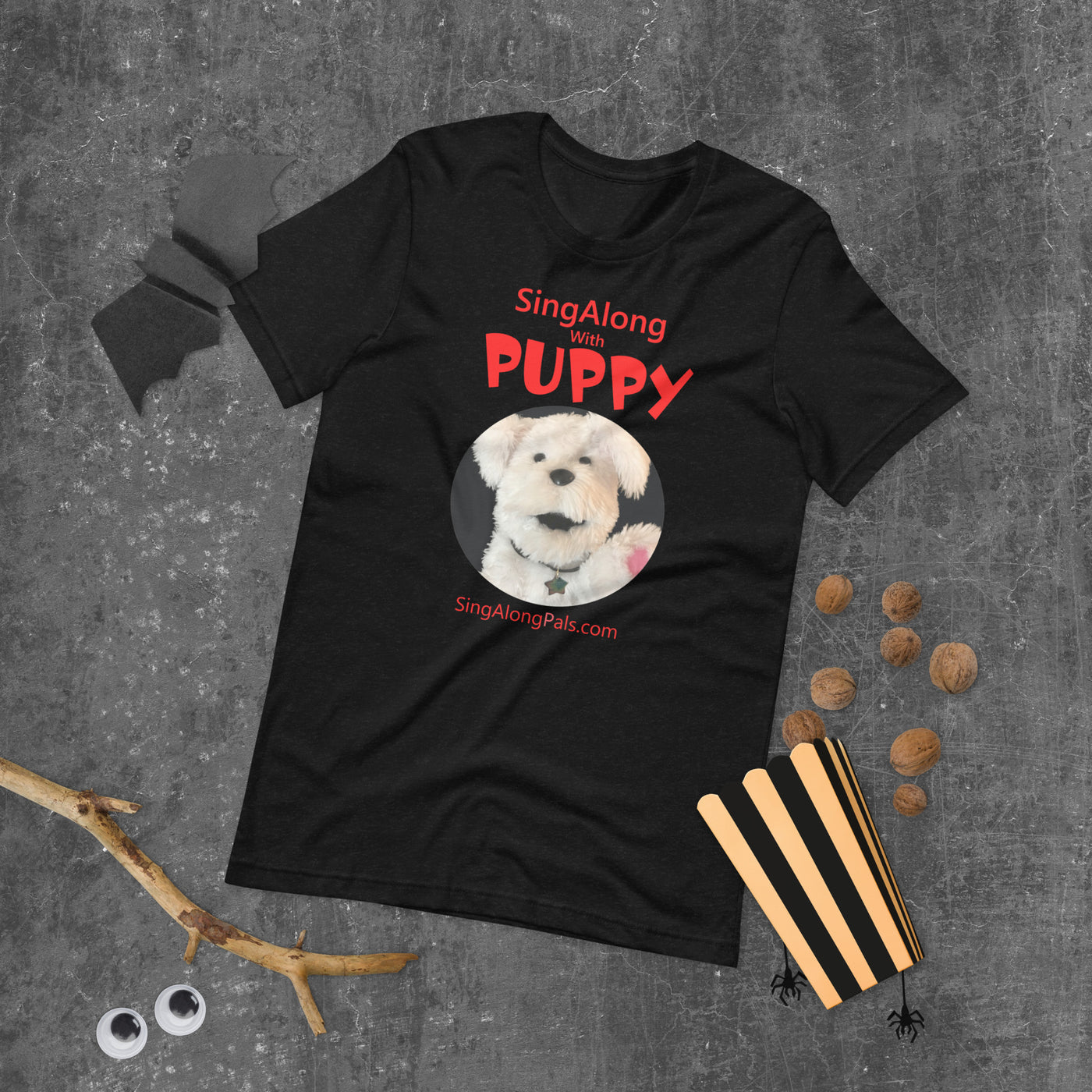 SingAlong with Puppy - Unisex Staple Tee - Adults, SingAlong with Puppy - SingAlong Pals