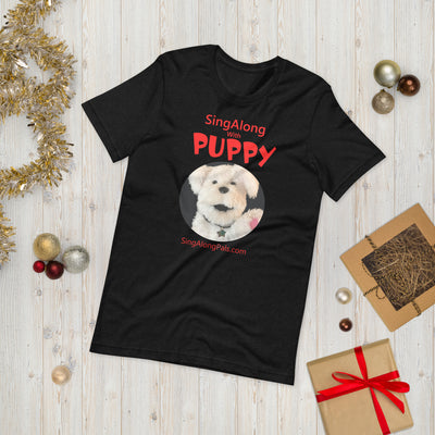 SingAlong with Puppy - Unisex Staple Tee - Adults, SingAlong with Puppy - SingAlong Pals