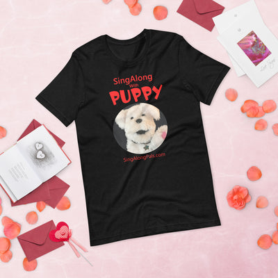 SingAlong with Puppy - Unisex Staple Tee - Adults, SingAlong with Puppy - SingAlong Pals