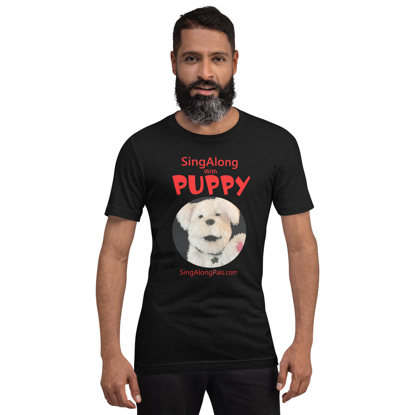 SingAlong with Puppy - Unisex Staple Tee - Adults, SingAlong with Puppy - SingAlong Pals