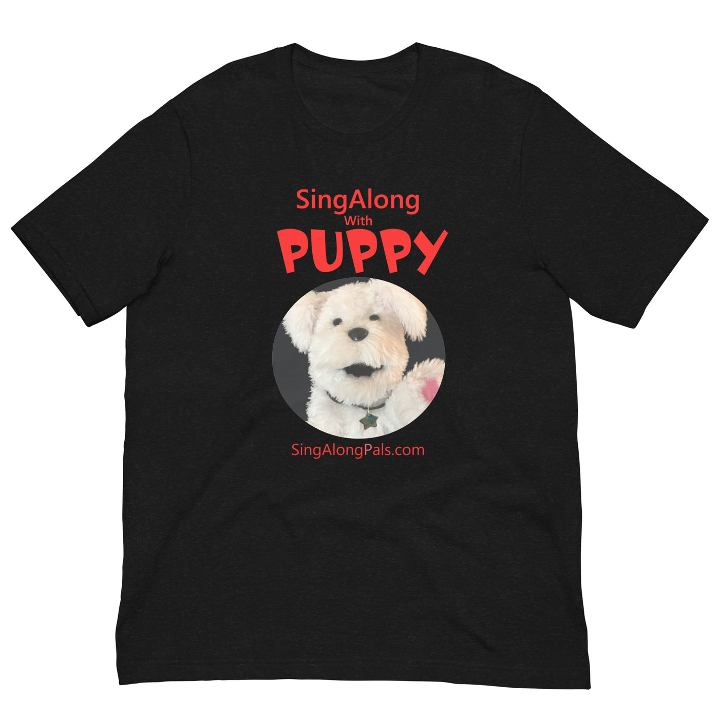 SingAlong with Puppy - Unisex Staple Tee - Adults, SingAlong with Puppy - SingAlong Pals