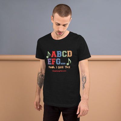 A B C D.. Unisex Staple Tee - A B C D.., Adults - SingAlong Pals