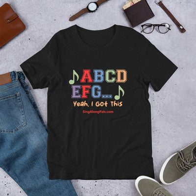 A B C D.. Unisex Staple Tee - A B C D.., Adults - SingAlong Pals