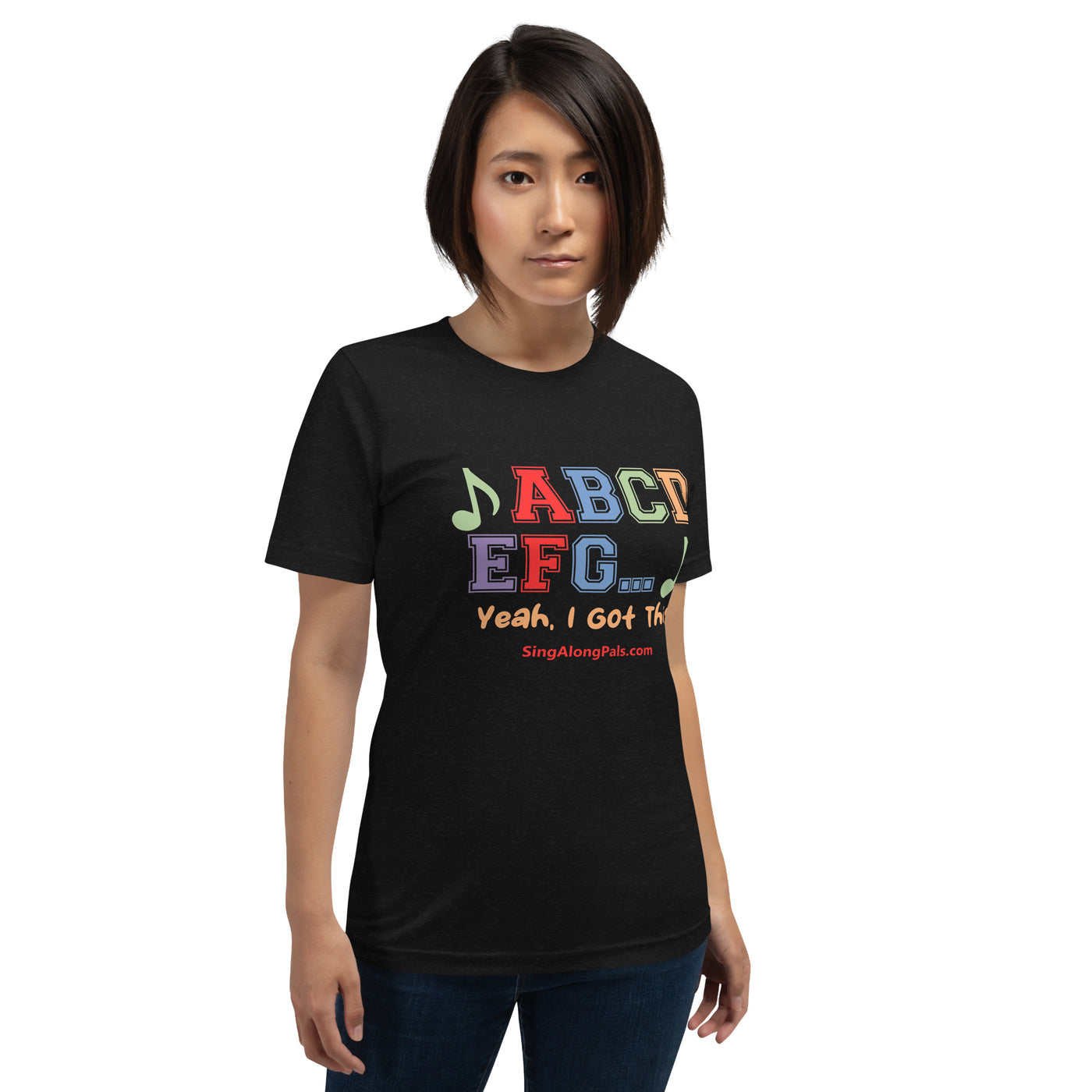 A B C D.. Unisex Staple Tee - A B C D.., Adults - SingAlong Pals