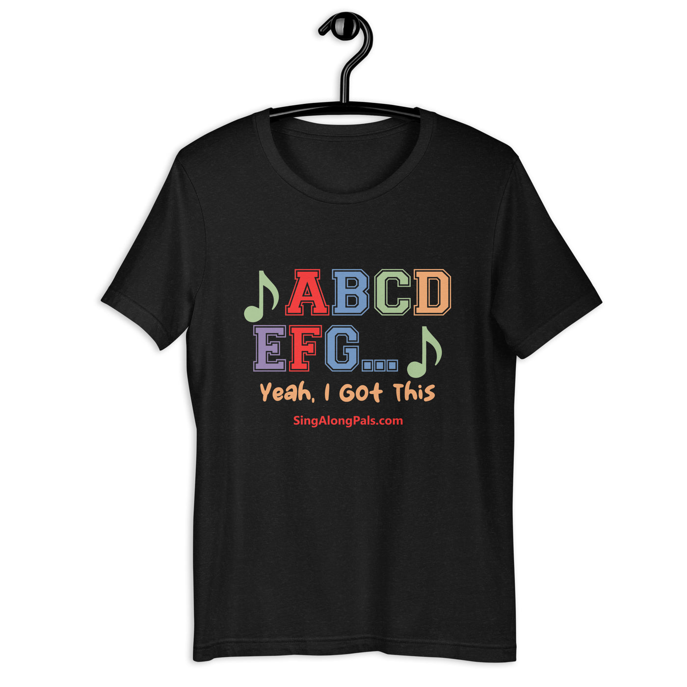 A B C D.. Unisex Staple Tee - A B C D.., Adults - SingAlong Pals