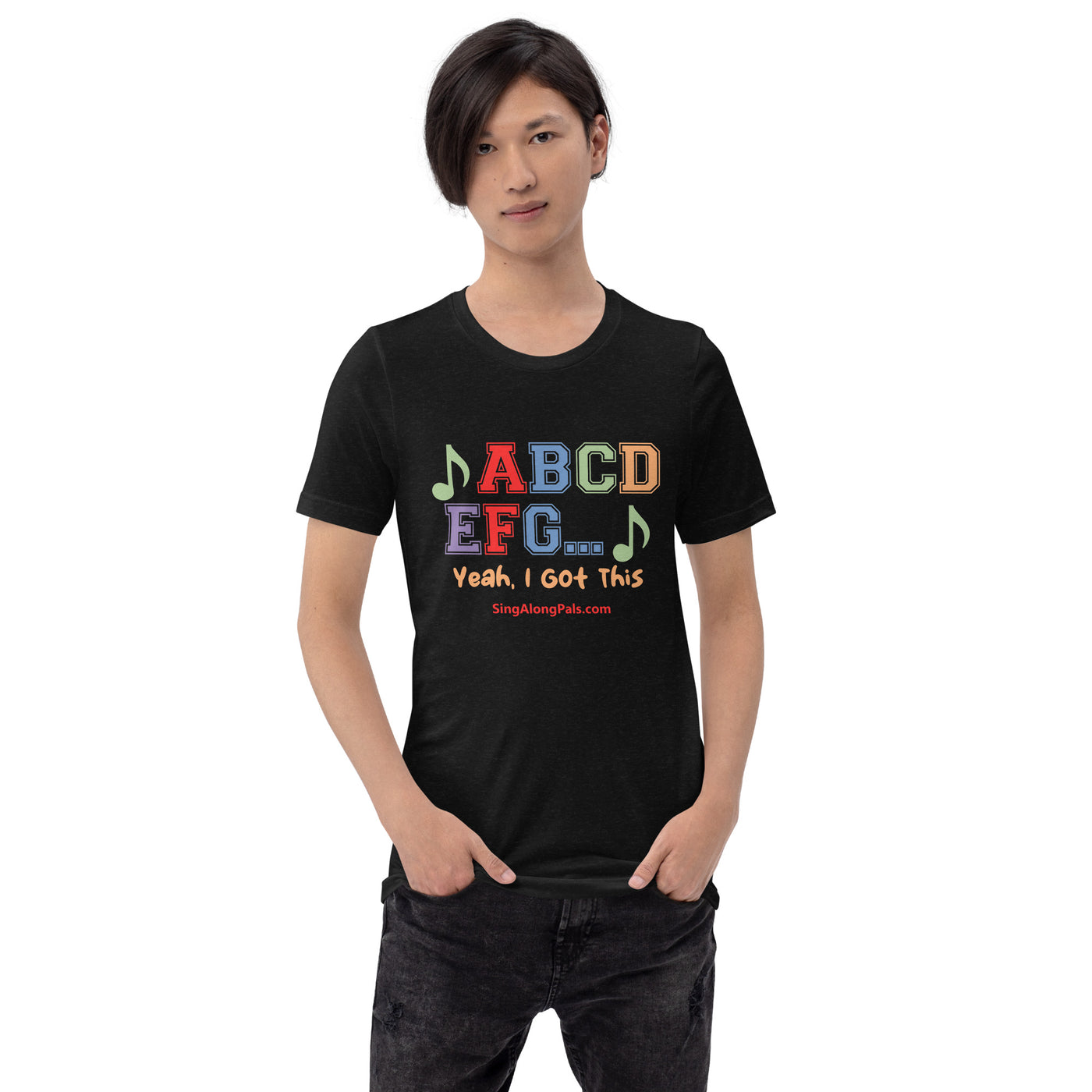 A B C D.. Unisex Staple Tee - A B C D.., Adults - SingAlong Pals