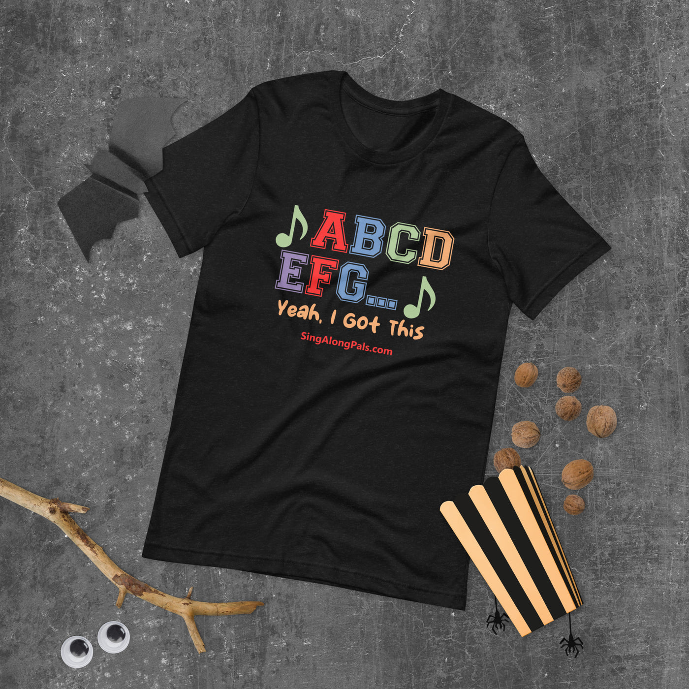 A B C D.. Unisex Staple Tee - A B C D.., Adults - SingAlong Pals