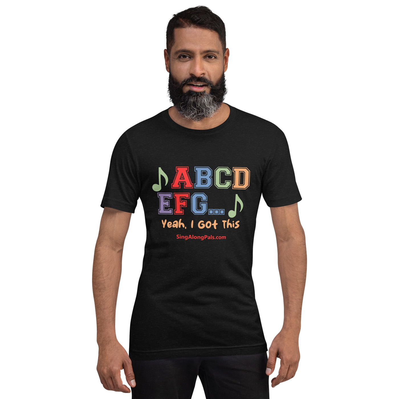 A B C D.. Unisex Staple Tee - A B C D.., Adults - SingAlong Pals