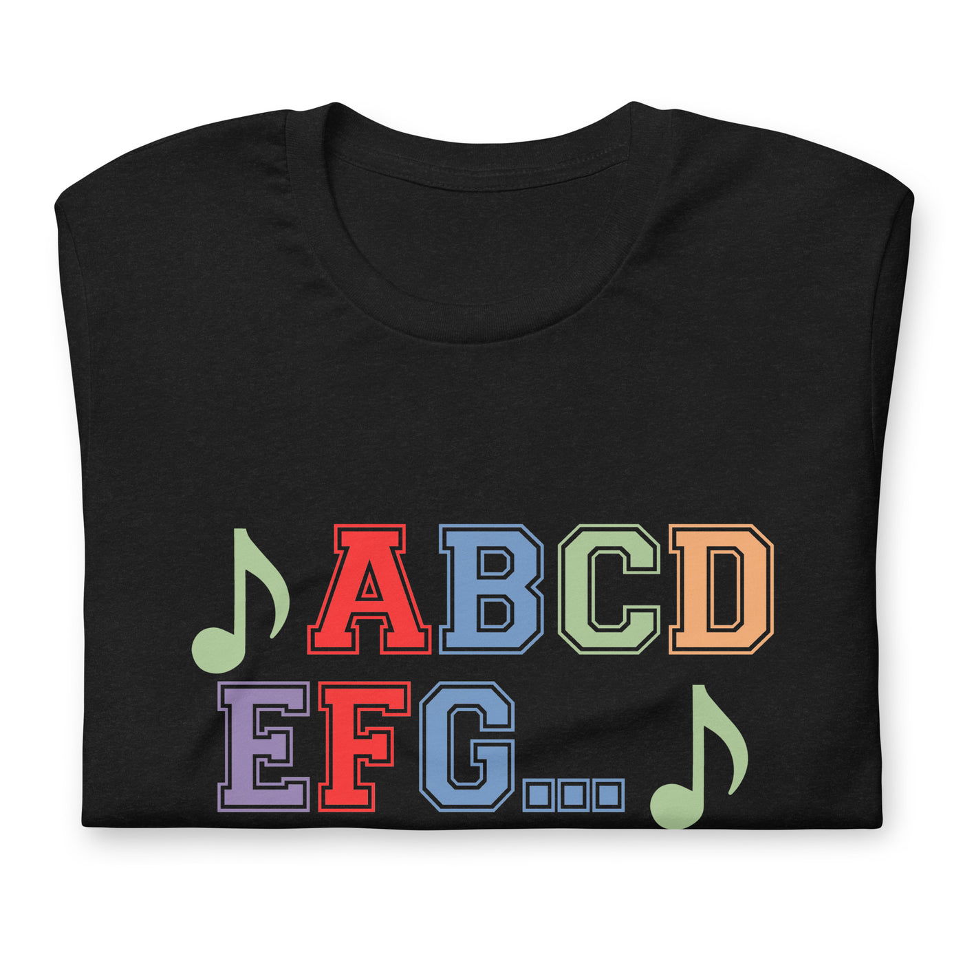 A B C D.. Unisex Staple Tee - A B C D.., Adults - SingAlong Pals