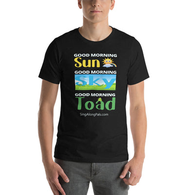 Sun - Sky - Toad.. Unisex Staple Tee - Adults, Sun - sky - toad - SingAlong Pals