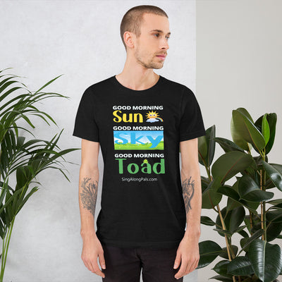 Sun - Sky - Toad.. Unisex Staple Tee - Adults, Sun - sky - toad - SingAlong Pals