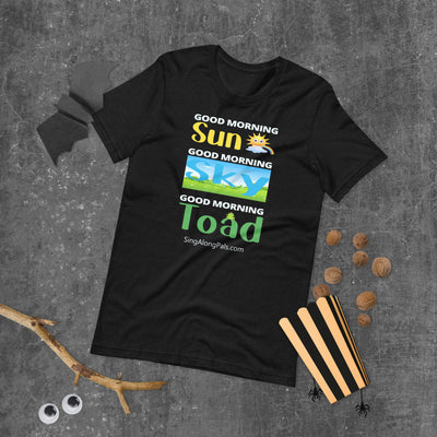 Sun - Sky - Toad.. Unisex Staple Tee - Adults, Sun - sky - toad - SingAlong Pals