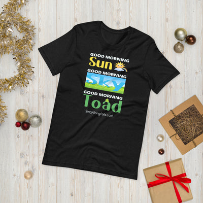 Sun - Sky - Toad.. Unisex Staple Tee - Adults, Sun - sky - toad - SingAlong Pals