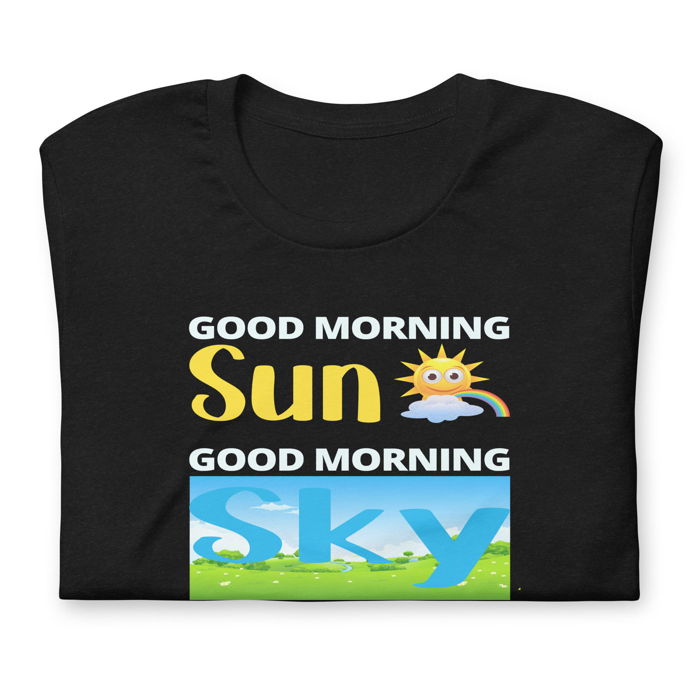 Sun - Sky - Toad.. Unisex Staple Tee - Adults, Sun - sky - toad - SingAlong Pals