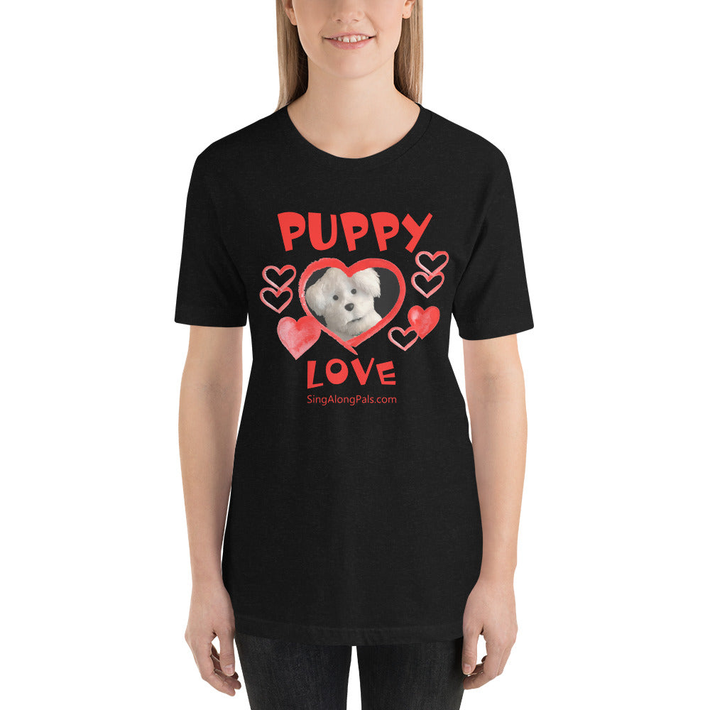 Puppy Love.. Unisex Staple Tee - Adults, Puppy Love - SingAlong Pals