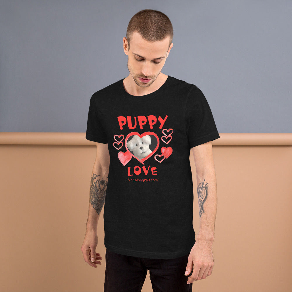 Puppy Love.. Unisex Staple Tee - Adults, Puppy Love - SingAlong Pals