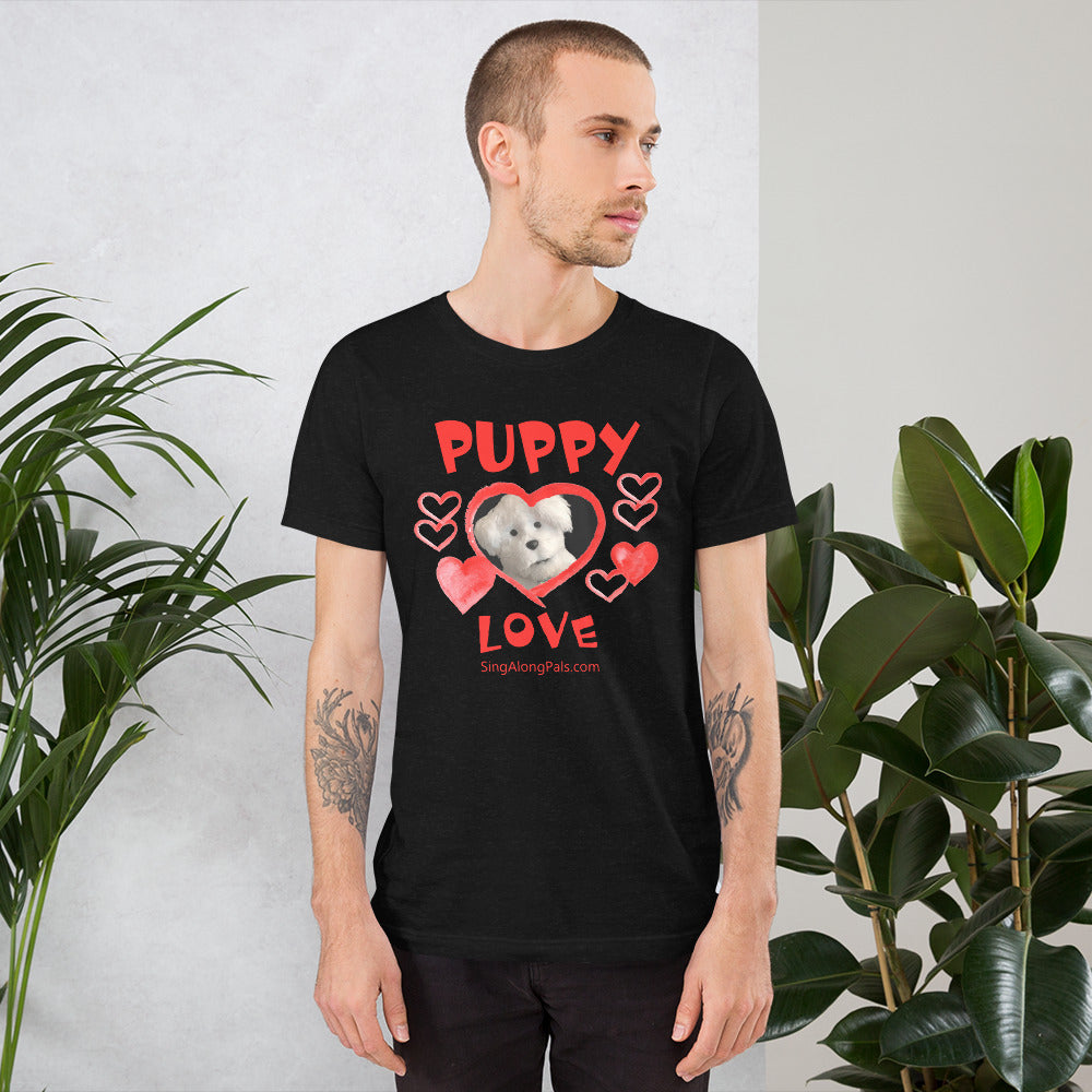 Puppy Love.. Unisex Staple Tee - Adults, Puppy Love - SingAlong Pals