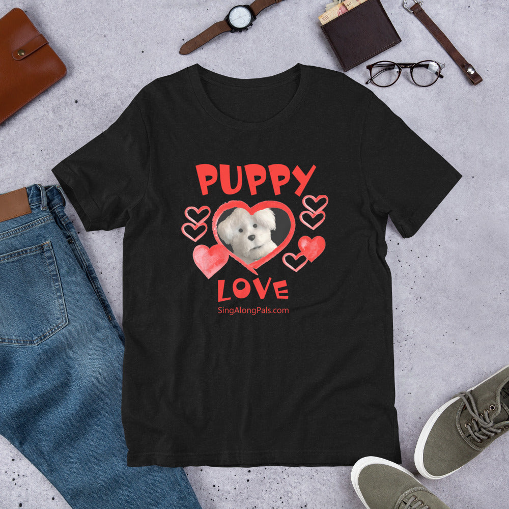 Puppy Love.. Unisex Staple Tee - Adults, Puppy Love - SingAlong Pals