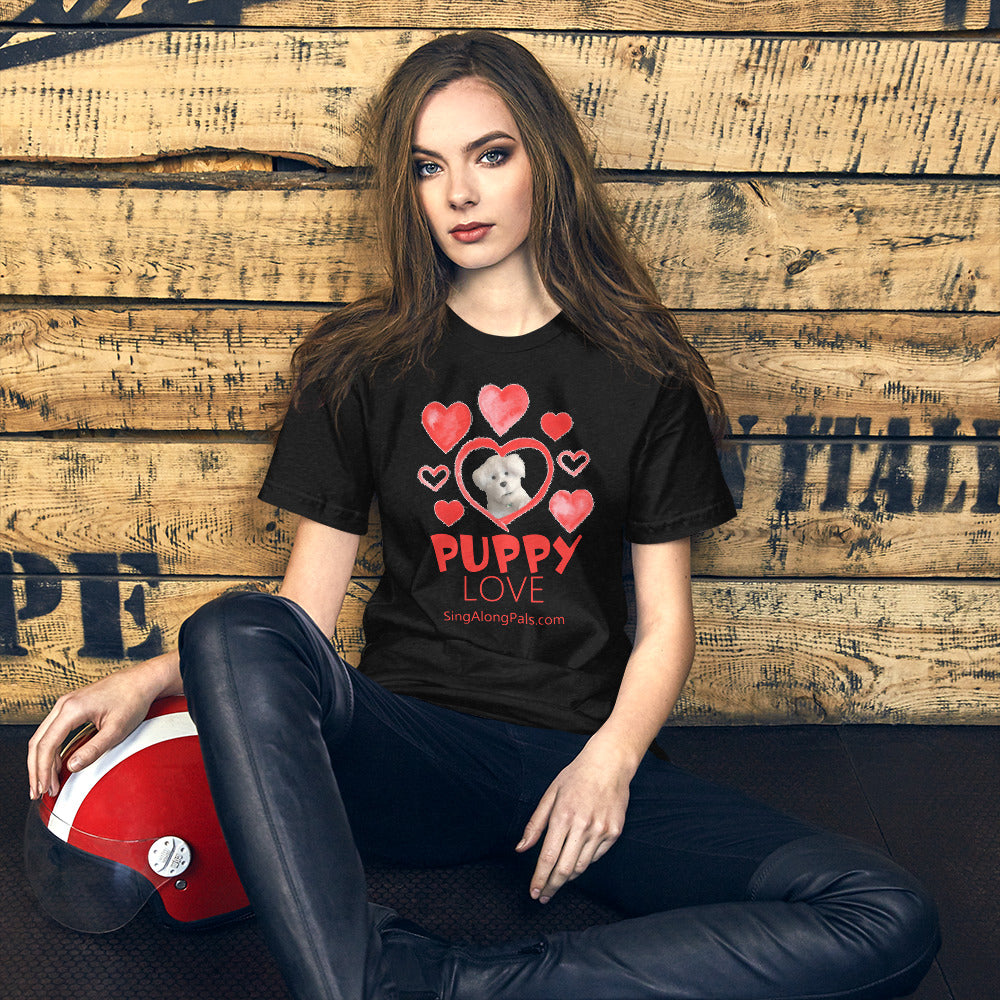 Puppy Love.. Unisex Staple Tee - Adults, Puppy Love - SingAlong Pals