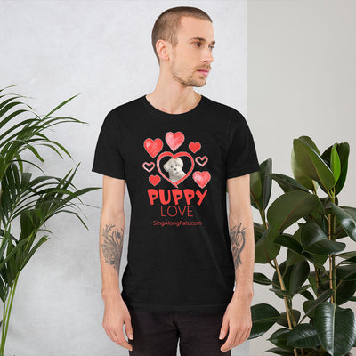 Puppy Love.. Unisex Staple Tee - Adults, Puppy Love - SingAlong Pals