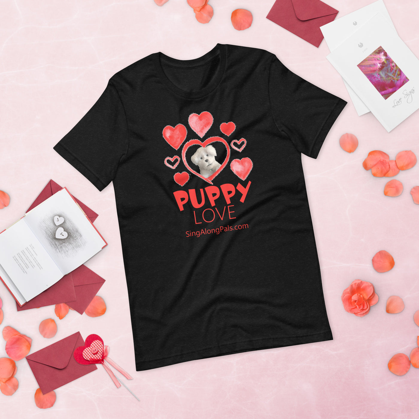 Puppy Love.. Unisex Staple Tee - Adults, Puppy Love - SingAlong Pals