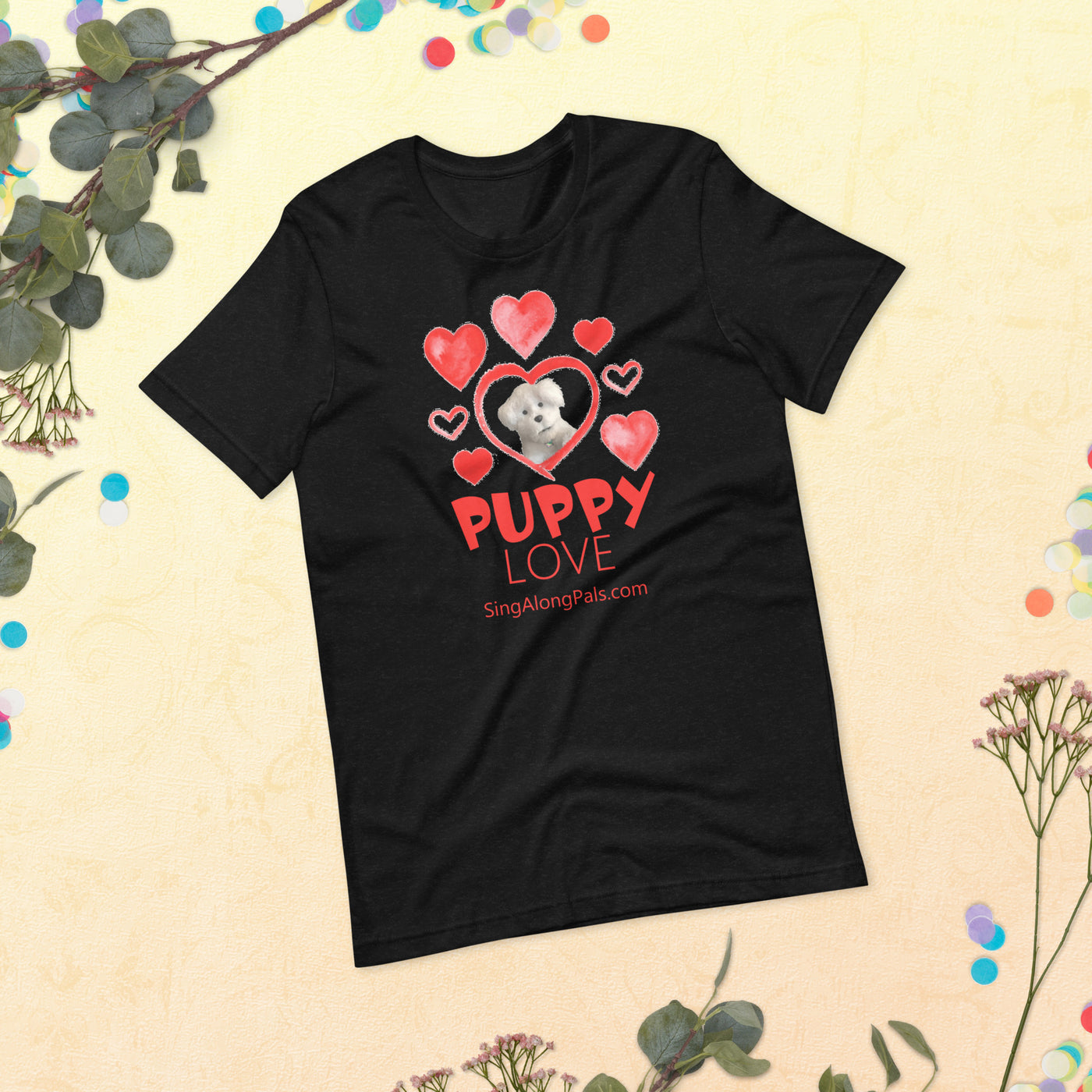 Puppy Love.. Unisex Staple Tee - Adults, Puppy Love - SingAlong Pals